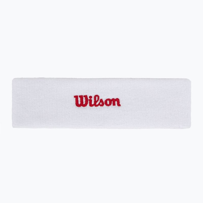 Opaska na głowę Wilson Headband bright white / infrared 2