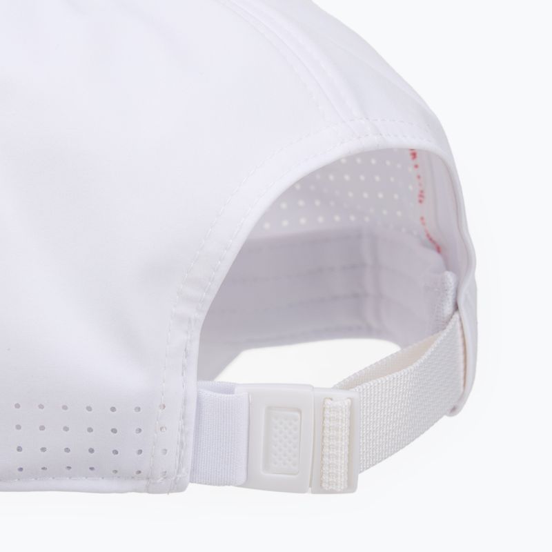 Czapka z daszkiem Wilson Active Perforated Cap bright white / infrared 4