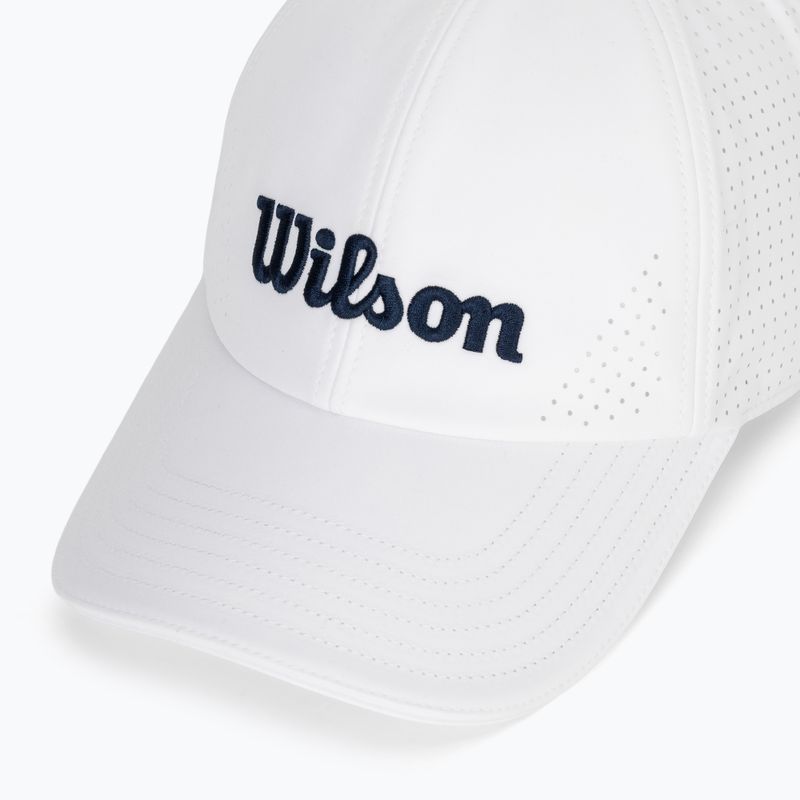 Czapka z daszkiem Wilson Active Perforated Cap bright white 3