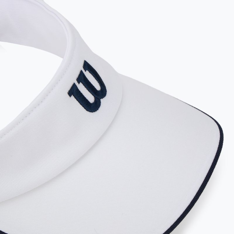 Daszek tenisowy Wilson Classic Visor bright white 3