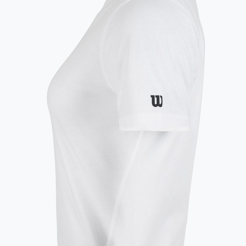 Koszulka tenisowa damska Wilson Team Graphic W bright white 3