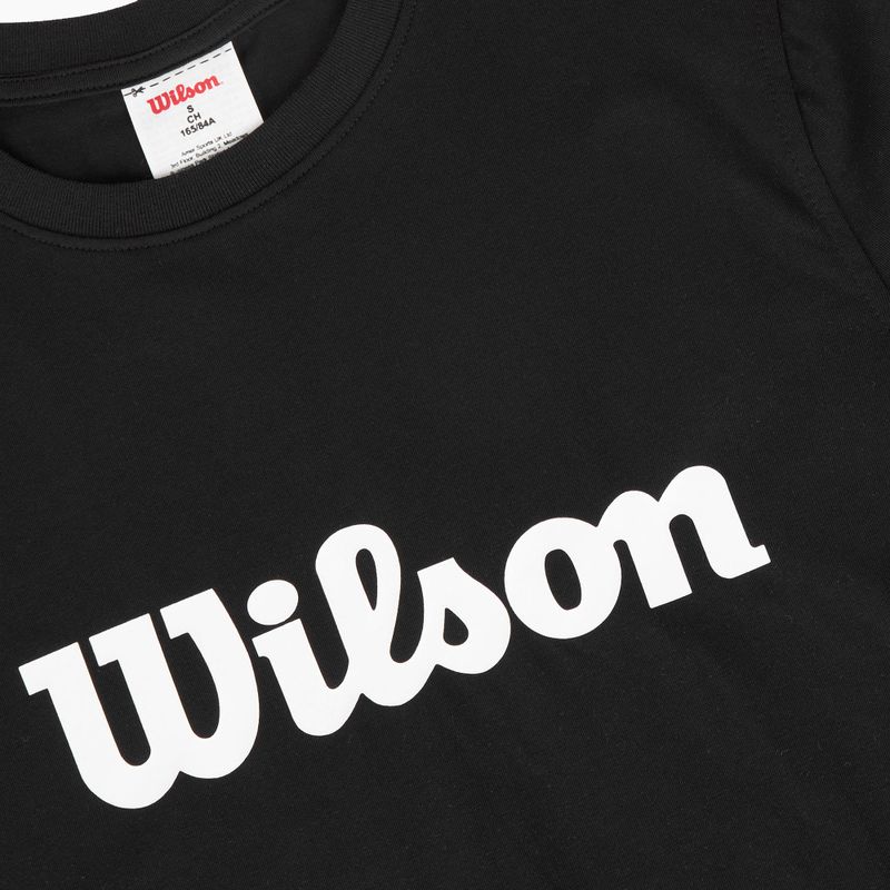 Koszulka tenisowa damska Wilson Team Graphic Script W black script 3
