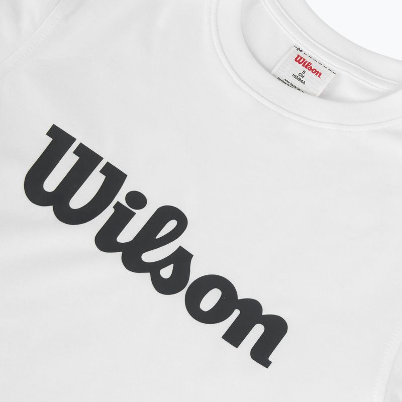 Koszulka tenisowa damska Wilson Team Graphic Script W bright white script 3