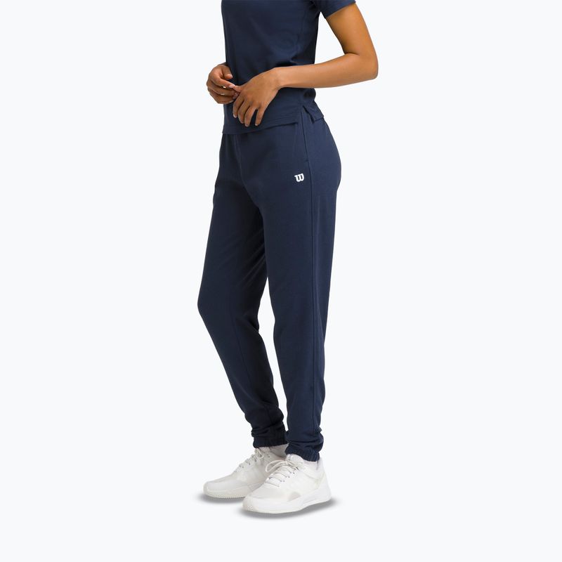 Spodnie tenisowe damskie Wilson Team Jogger medium classic navy 2