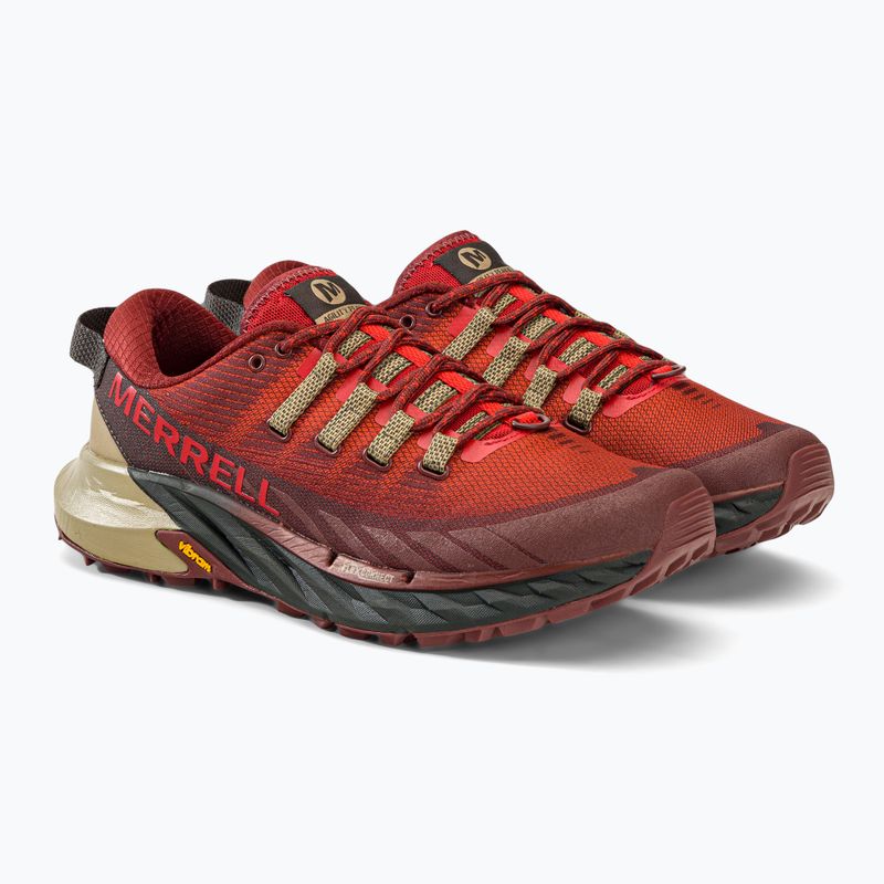 Buty do biegania męskie Merrell Agility Peak 4 lava 4