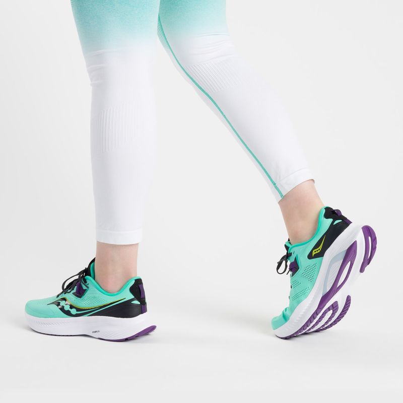 Buty do biegania damskie Saucony Guide 15 cool mint/acid 3