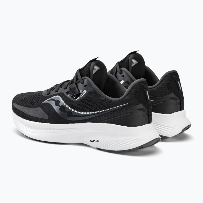 Buty do biegania męskie Saucony Guide 15 black/white 3
