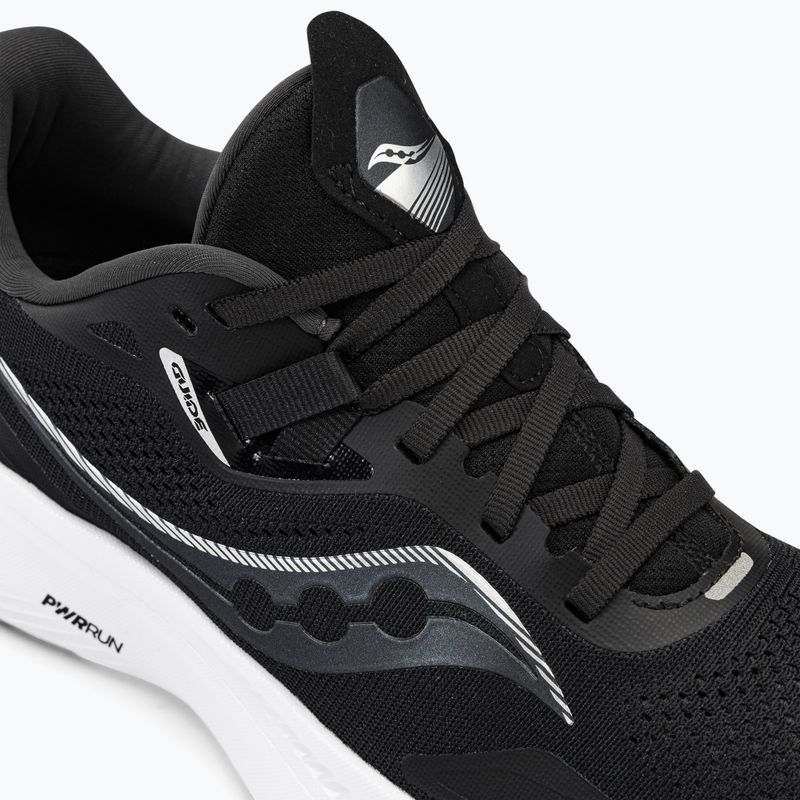 Buty do biegania męskie Saucony Guide 15 black/white 8