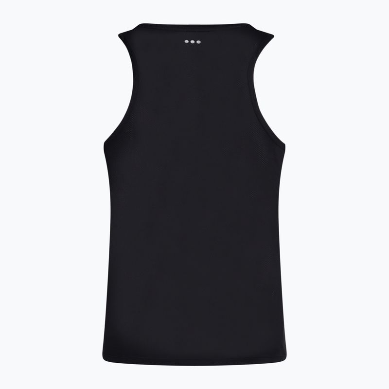 Koszulka do biegania męska Saucony Stopwatch Singlet black heather 2