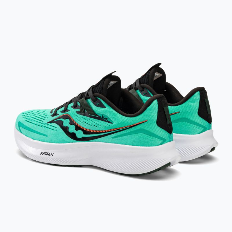 Buty do biegania męskie Saucony Ride 15 coolmint/zest 3