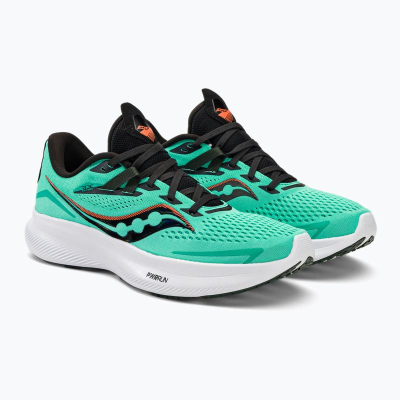 Buty do biegania męskie Saucony Ride 15 coolmint/zest 4