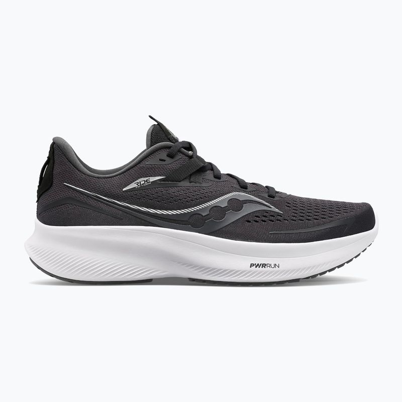Buty do biegania męskie Saucony Ride 15 black/white 11