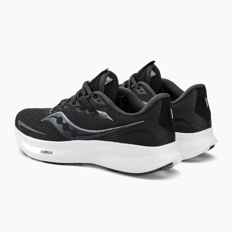 Buty do biegania męskie Saucony Ride 15 black/white 3