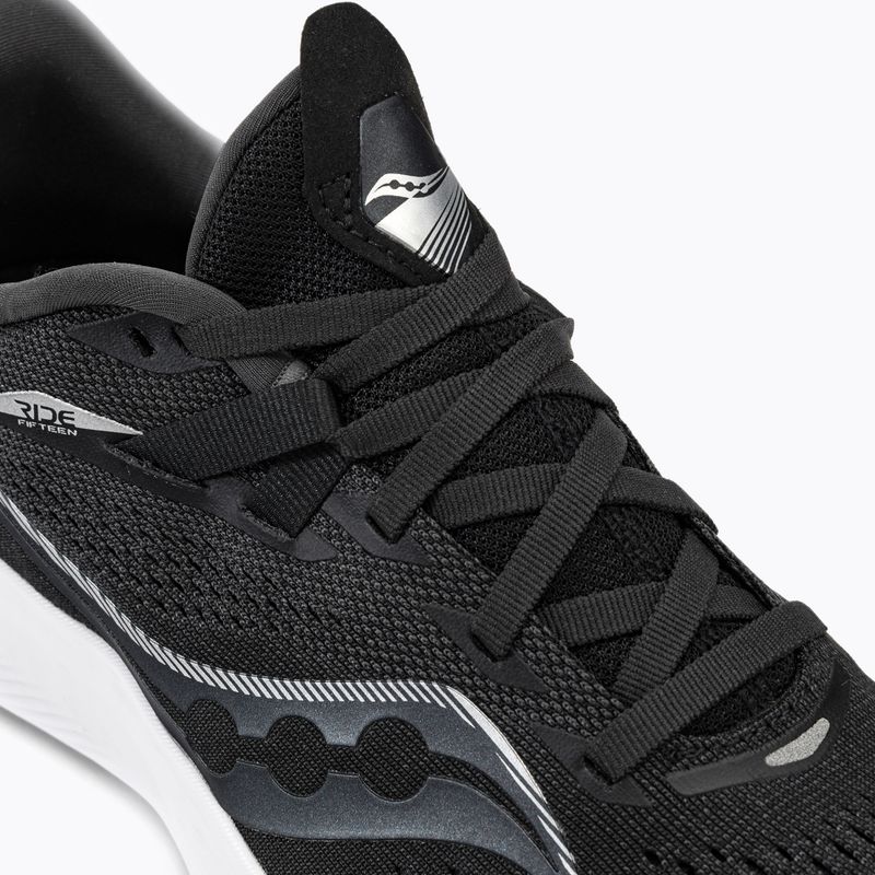 Buty do biegania męskie Saucony Ride 15 black/white 8