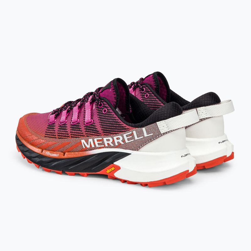 Buty do biegania damskie Merrell Agility Peak 4 fuchsia/tangerine 3