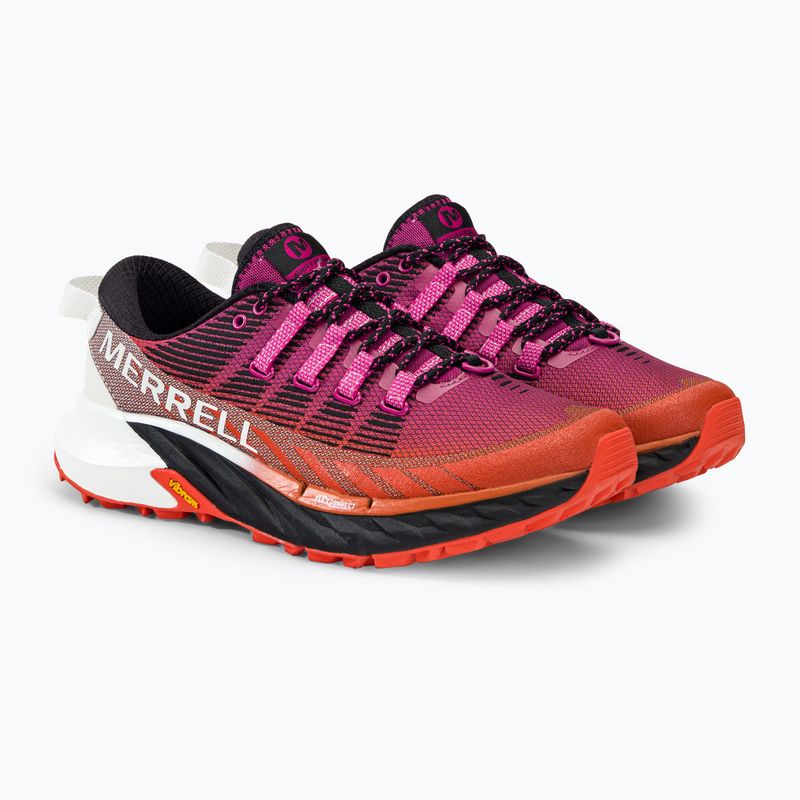 Buty do biegania damskie Merrell Agility Peak 4 fuchsia/tangerine 4