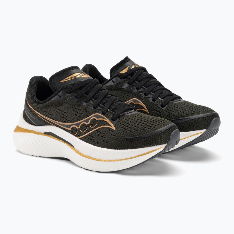 Buty do biegania damskie Saucony Endorphin Speed 3 black/goldstruck 4