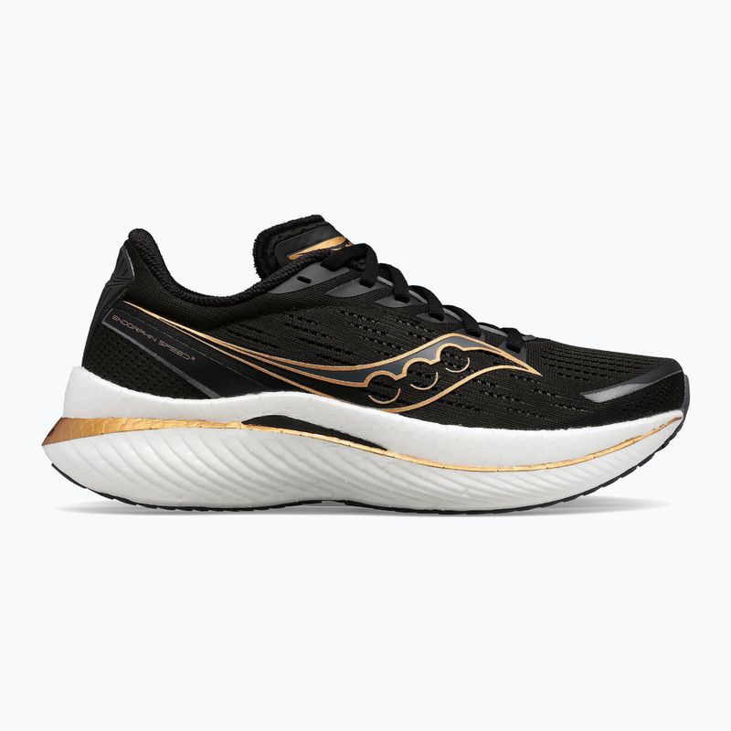 Buty do biegania damskie Saucony Endorphin Speed 3 black/goldstruck 12