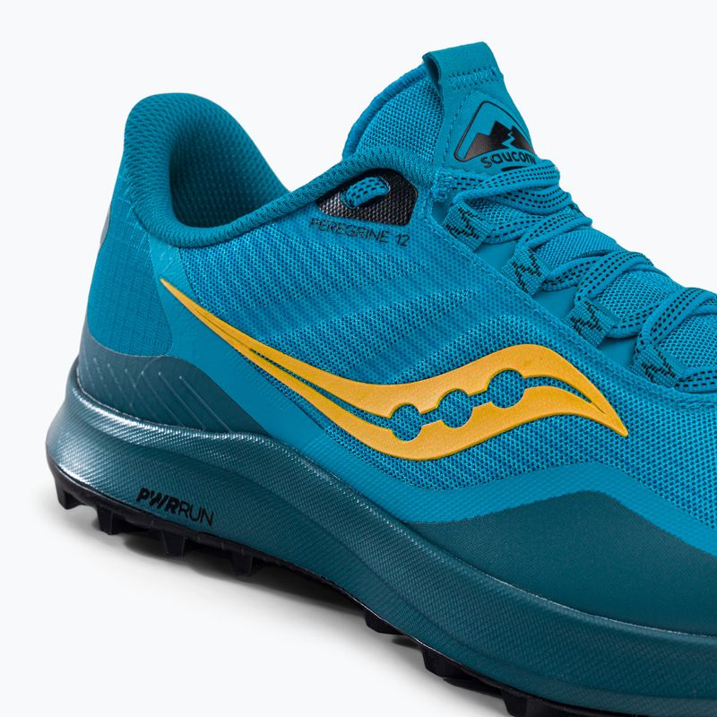 Buty do biegania męskie Saucony Peregrine 12 ocean/black 8