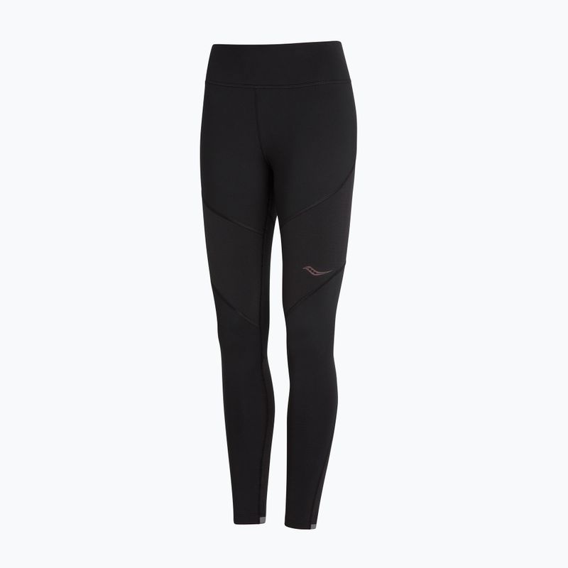 Legginsy do biegania damskie Saucony Boulder Wind Tight black