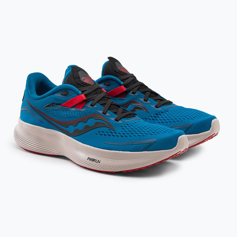 Buty do biegania męskie Saucony Ride 15 ocean/black 5
