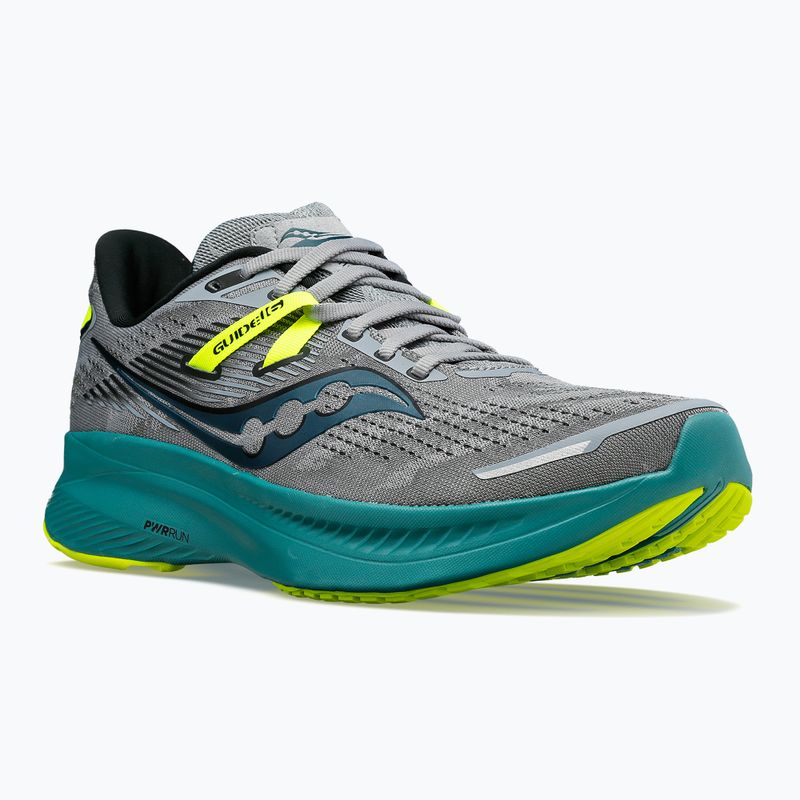 Buty do biegania męskie Saucony Guide 16 fossil/moss 11
