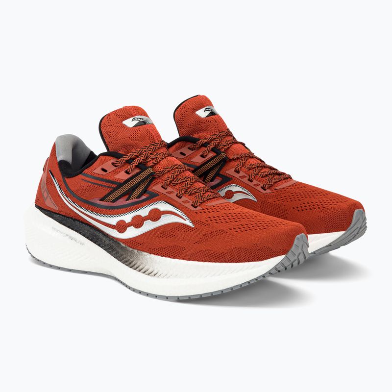 Buty do biegania męskie Saucony Triumph 20 lava/fossil 4
