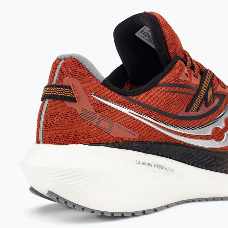 Buty do biegania męskie Saucony Triumph 20 lava/fossil 9
