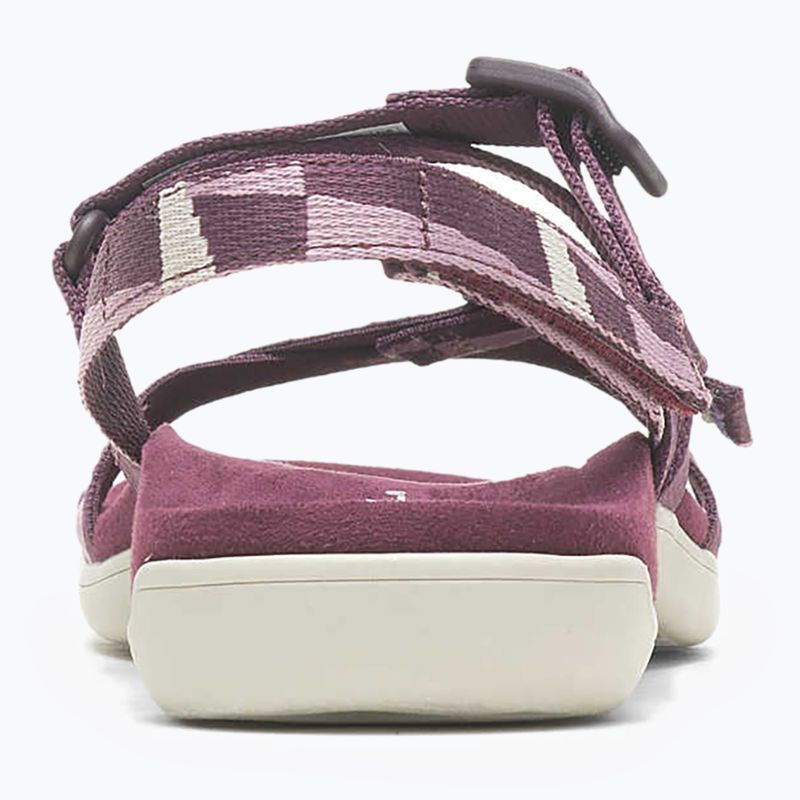Sandały damskie Merrell District 3 Backstrap Web burgundy 7