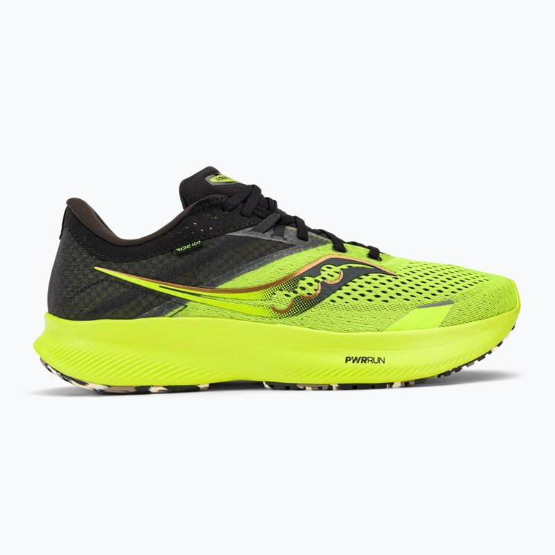 Buty do biegania męskie Saucony Ride 16 citron/black 2