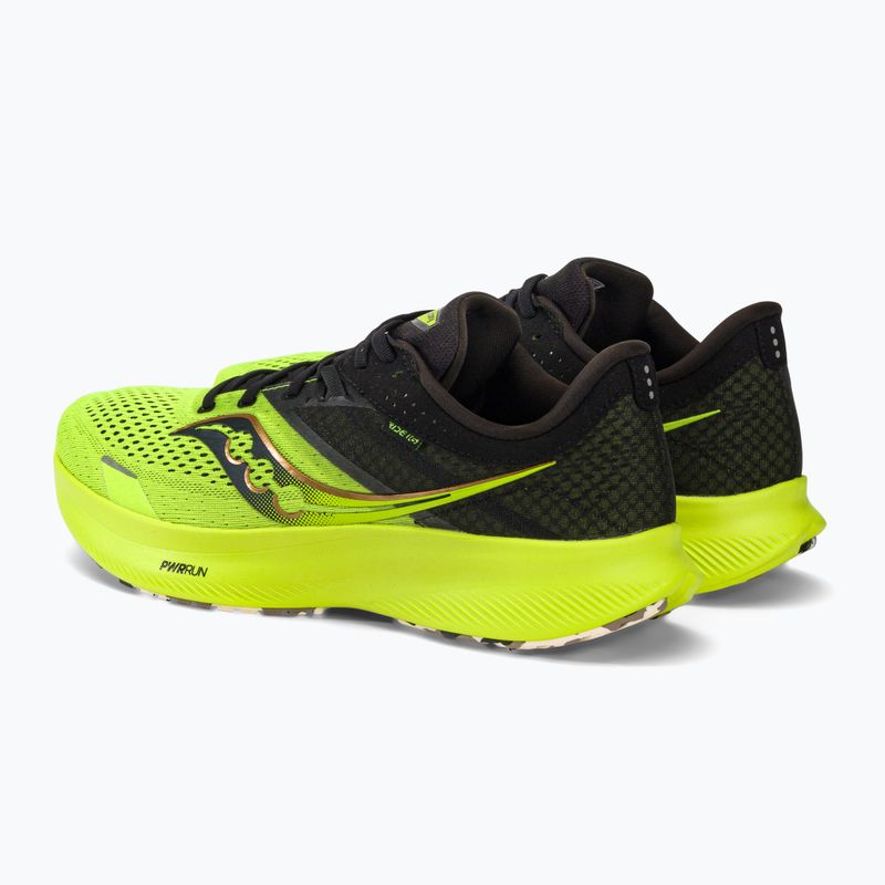 Buty do biegania męskie Saucony Ride 16 citron/black 3
