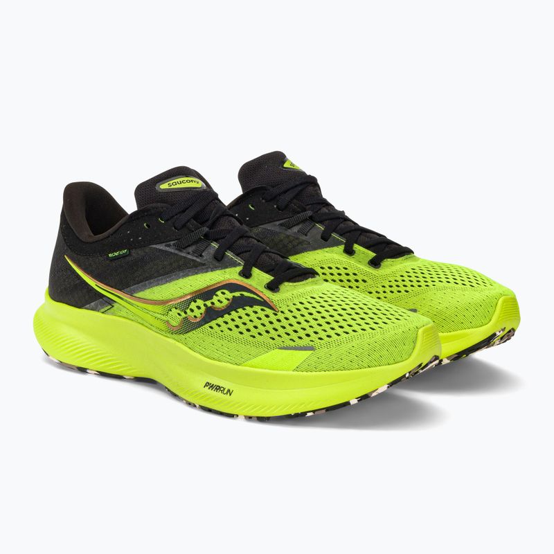 Buty do biegania męskie Saucony Ride 16 citron/black 4