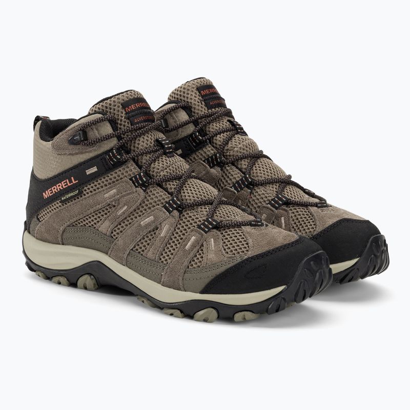 Buty turystyczne męskie Merrell Alverstone 2 Mid WP boulder/brindle 4
