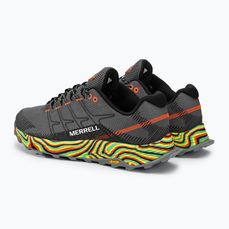 Buty do biegania męskie Merrell Fly Moab Flight rock/orange 4