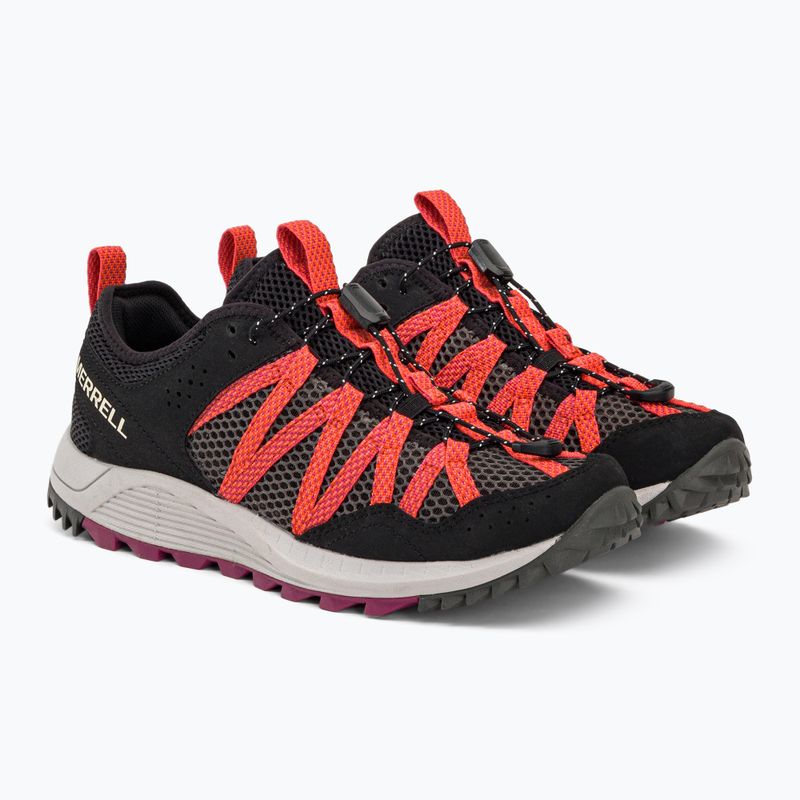 Buty turystyczne damskie Merrell Wildwood Aerosport black/hi c 4