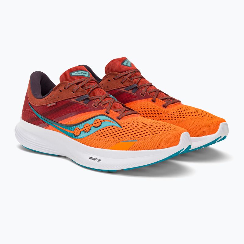 Buty do biegania męskie Saucony Ride 16 marigold/lava 4