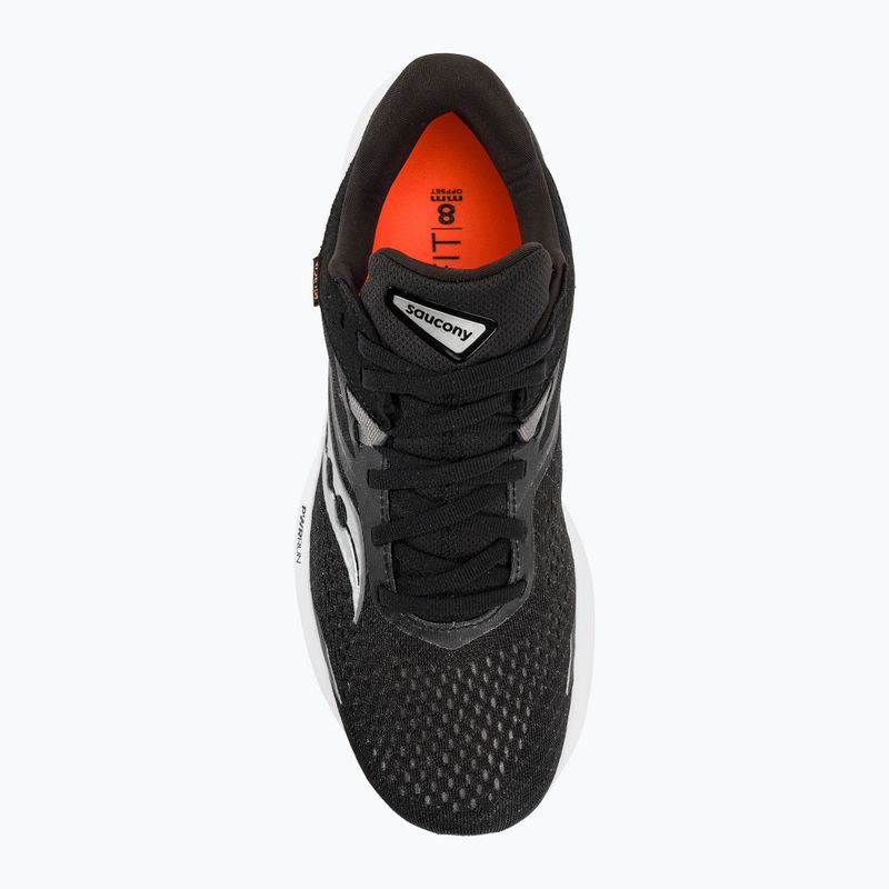 Buty do biegania męskie Saucony Ride 16 Wide black/white 6
