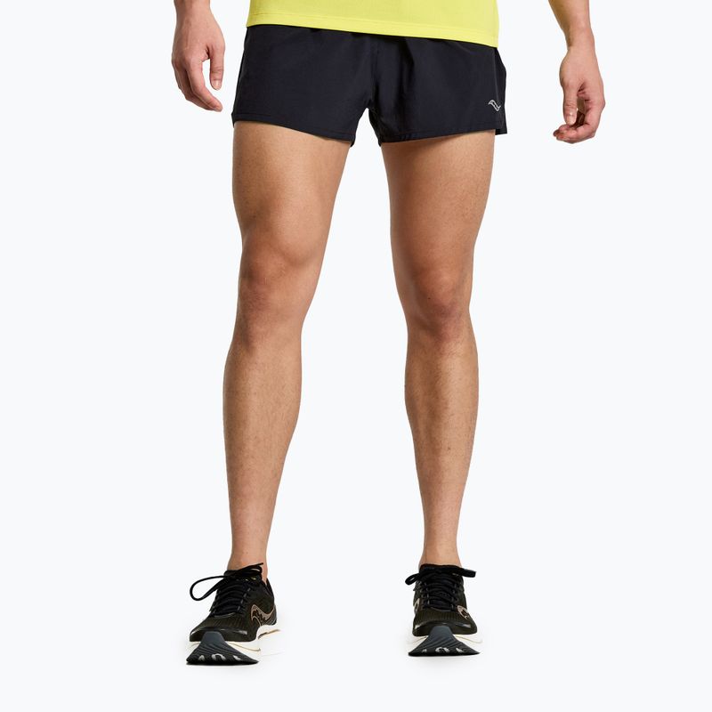 Spodenki do biegania męskie Saucony Outpace 2.5" Split Short black