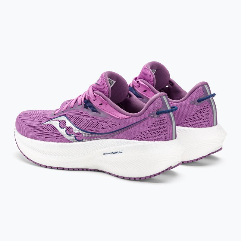 Buty do biegania damskie Saucony Triumph 21 grape/indigo 4