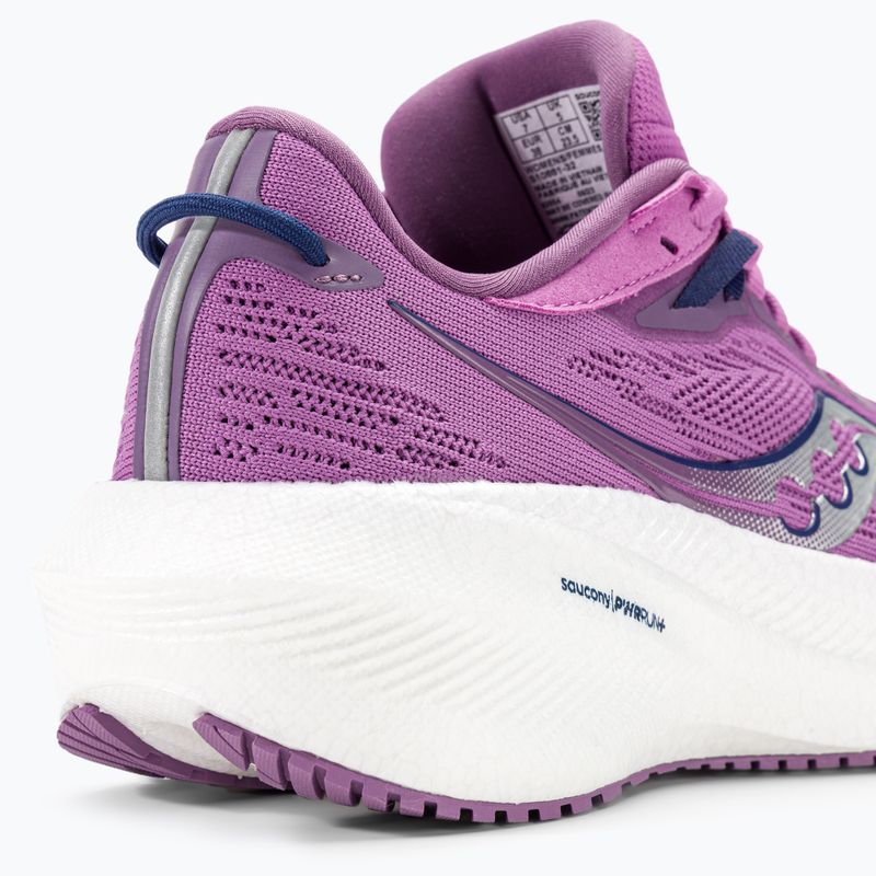 Buty do biegania damskie Saucony Triumph 21 grape/indigo 10