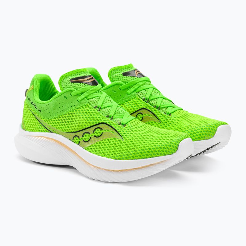 Buty do biegania męskie Saucony Kinvara 14 slime/gold 5