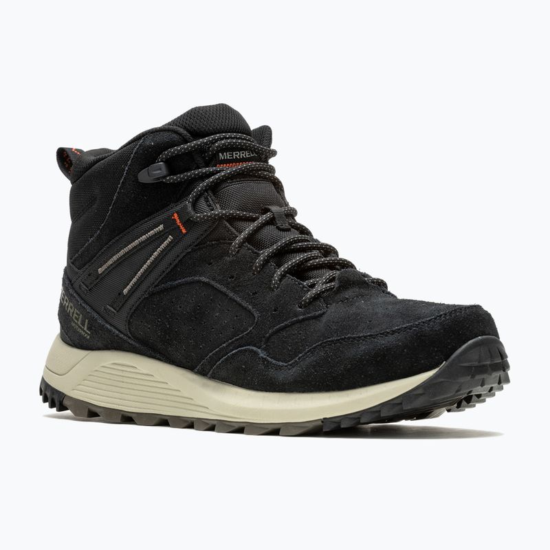 Buty turystyczne męskie Merrell Wildwood Mid Ltr Wp black 8