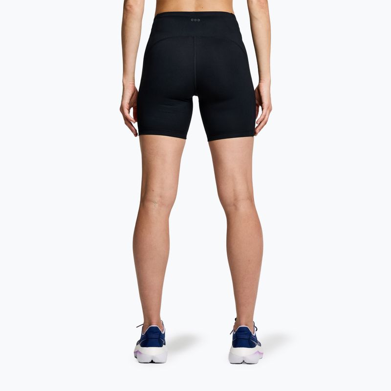 Spodenki do biegania damskie Saucony Fortify 6" black 2