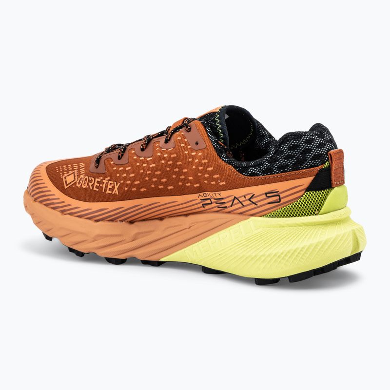 Buty do biegania męskie Merrell Agility Peak 5 Gtx clay / melon 3