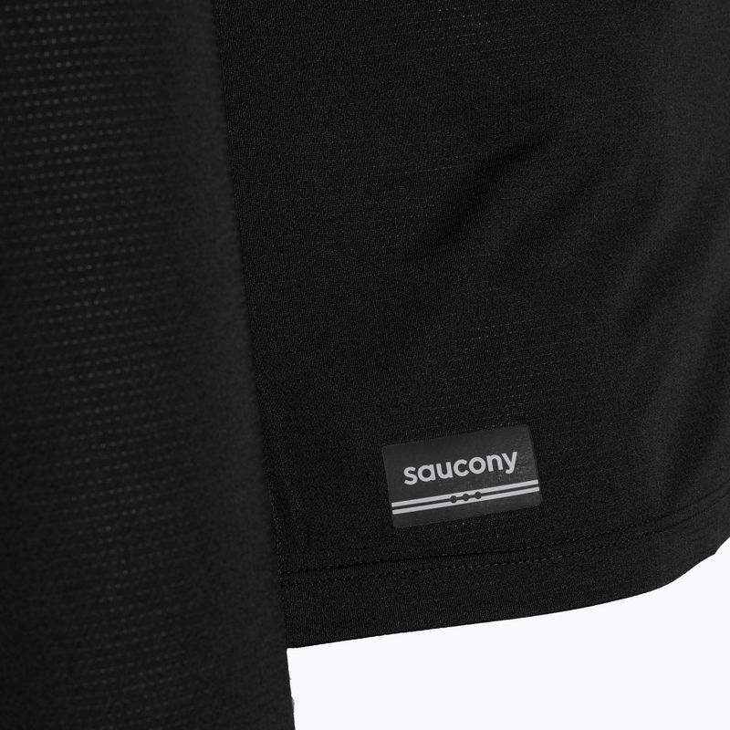 Longsleeve do biegania męski Saucony Stopwatch black 3