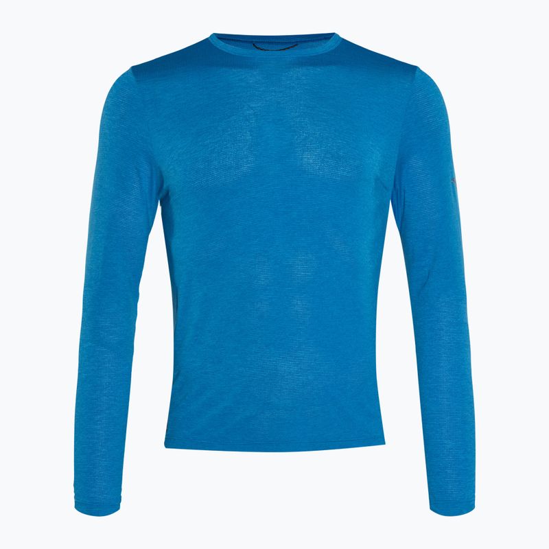 Longsleeve do biegania męski Saucony Stopwatch cobalt heather