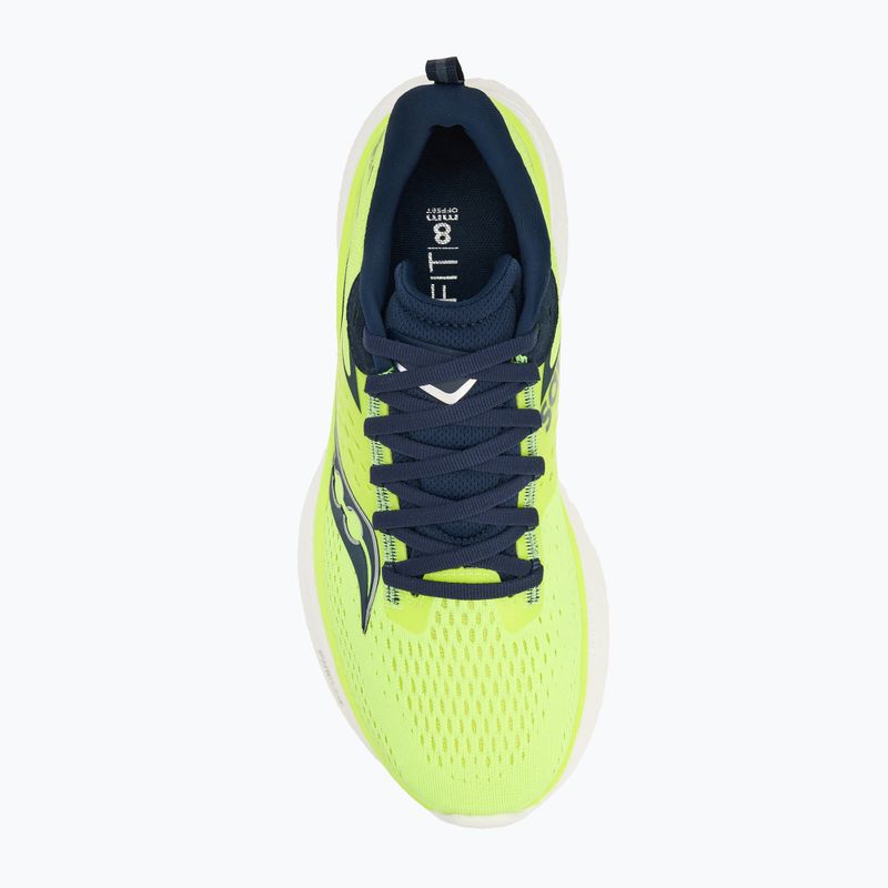 Buty do biegania męskie Saucony Ride 17 citron/navy 5