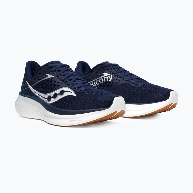 Buty do biegania męskie Saucony Ride 17 navy/ gum 3