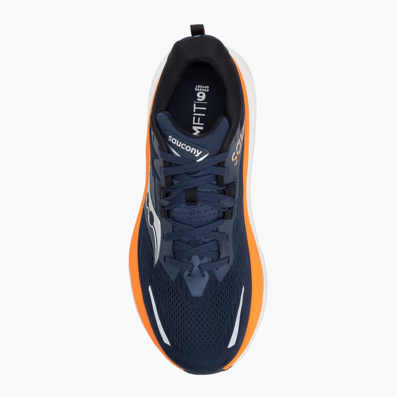 Buty do biegania męskie Saucony Hurricane 24 navy/peel 5