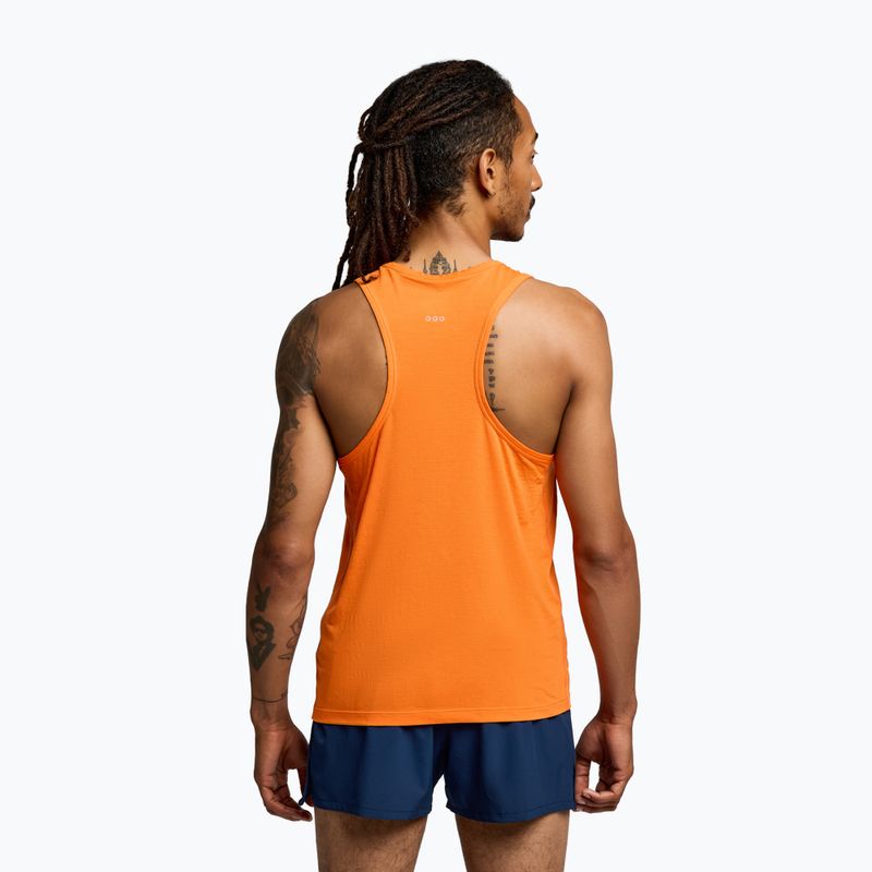 Koszulka do biegania męska Saucony Stopwatch Singlet pepper heather 3